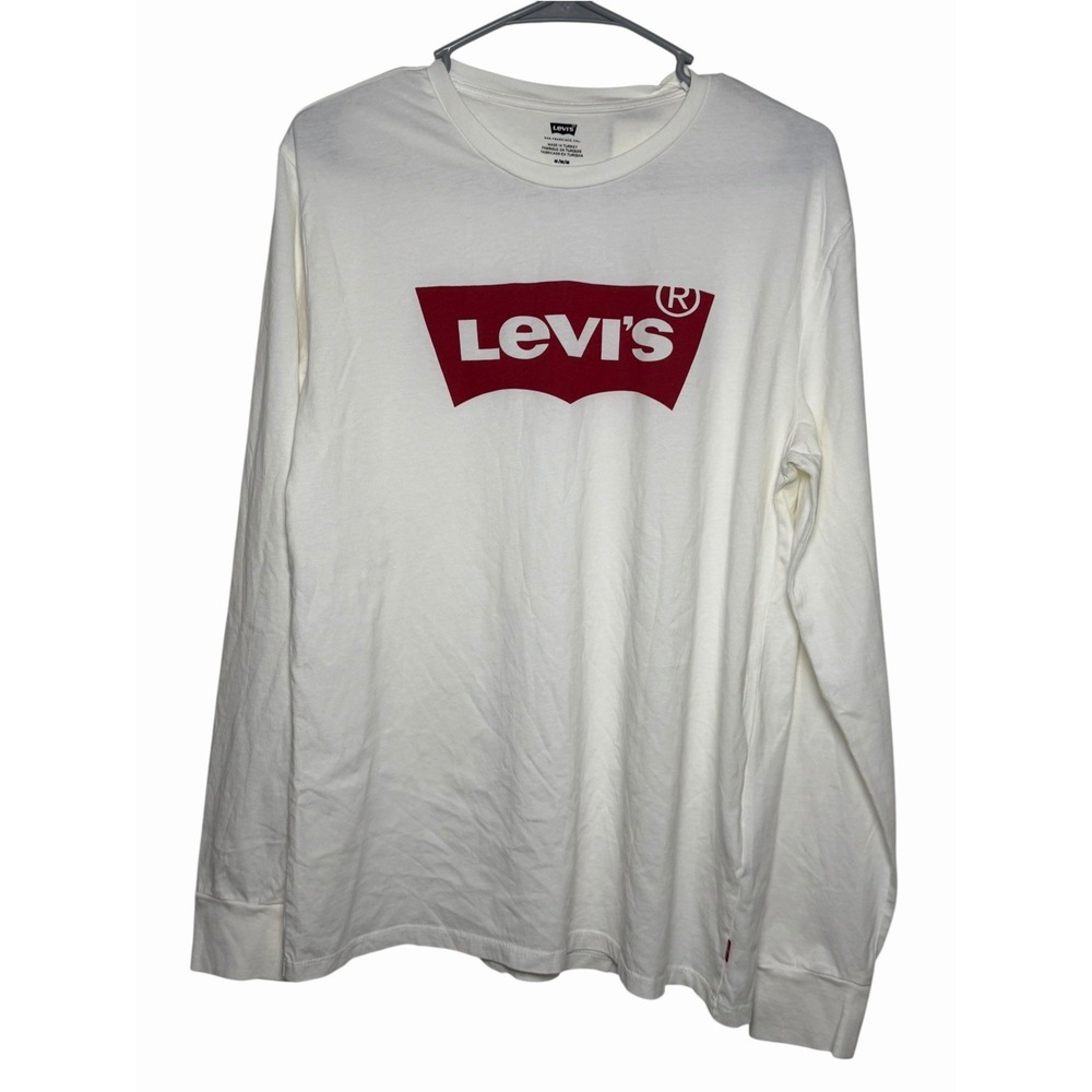 Levi's Batwing Logo Long Sleeve T Shirt Men's Medium NWT Heritage